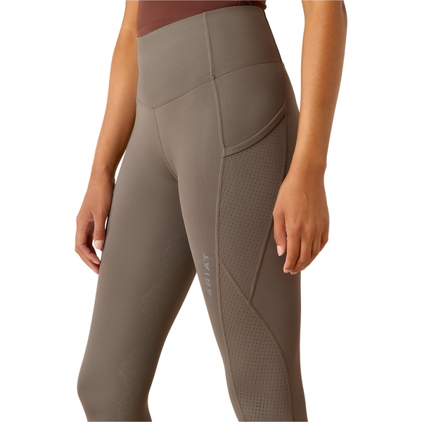 2025 Ariat Femmes Respire Eos Demi-pince Tight 10054929 - Plum Grey